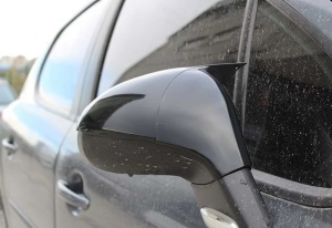 PEUGEOT 308 2007-2013 modellekkel kompatibilis tükörborítások, fényes fekete - Img 4