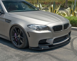 Prelungire Bara Fata compatibil cu BMW Seria 5 F10 2010-2017, M5 Design, culoare negru lucios - Img 2