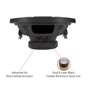 RW12D2 SUBWOOFER RECOIL DE 30CM (12"), 2+2Ω, 600W - Img 2