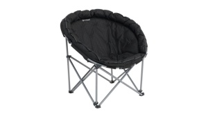 Scaun pliabil XL pentru camping, plaja, pescuit sau gradina, culoare negru, Outwell Folding Furniture Casilda XL