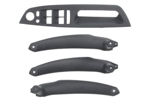 Set 4 Manere plastic interior NEGRE compatibil BMW X5 E70 / BMW X6 E71 2007-2014