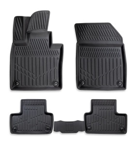 Set covorase auto cauciuc Volvo XC60 Plug-in Hybrid 2024->, forma tavita 3D