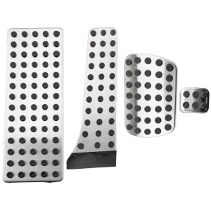 Set ornamente pedale compatibil cu MERCEDES clasa C W204 2007-2014, CLS X218 2012->, clasa E W212 2009-2016,GLK X204 2008-2015, cutie automata