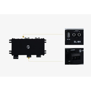 SL-M4 MINI AMPLIFICATOR CLASA D RAINBOW PE 4 CANALE