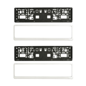 SUPORT NUMAR INMATRICULARE MEGA DRIVE CROMAT SET 2 BUC - Img 5