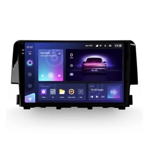Auto Navigáció Teyes CC3 2K Honda Civic 10 2015-2020 4+64GB 9.5" QLED Octa-core 2Ghz, Android 4G Bluetooth 5.1 DSP