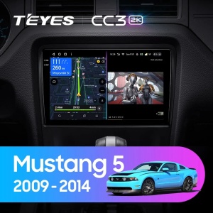 Automata navigáció Teyes CC3 2K Ford Mustang 5 2005-2014 4+64GB 10.36" QLED Octa-core 2Ghz, Android 4G Bluetooth 5.1 DSP - Img 2