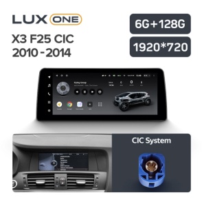 Autós navigáció Teyes Lux One BMW X3 F25 2010-2014 CIC 6+128GB 12.3" IPS Octa-Core 2.0 GHz Android 4G DSP Bluetooth 5.1 - Img 3