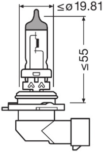 Bec 12V Hb4 51 W Original Blister 1 Buc Osram - Img 2