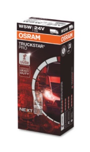 Bec Camion 24V W5W Truckstar Pro +100% Set 10 Buc Osram - Img 3