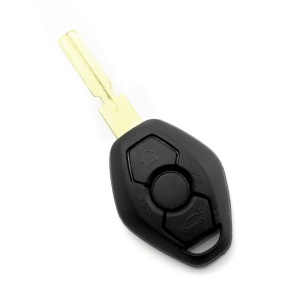 BMW - carcasă cheie cu 3 butoane și lamă cu 4 piste - calitate premium!
