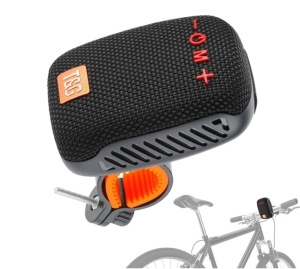 BoxA Bluetooth portabilA cu radio, slot pentru card de memorie, USB AUX si suport pentru bicicleta, motocicleta, negru - Img 5
