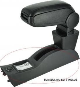 Cotiera auto compatibila Dacia Logan I 2004-2013 Imitatie de piele Negru - Img 5