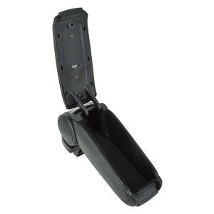 Cotiera auto VW GOLF 4 1998-2004, negru, piele ecologica - Img 4