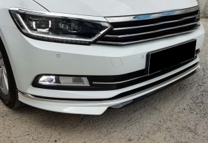 Első lökhárító toldó, kompatibilis a VW Passat B8 2015-2019 Sport Design-nal - Img 2