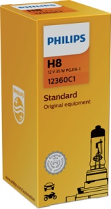 FÉNYSZÓRÓ IZZÓ H8 PGJ19-1 35W 12V VISION PHILIPS - Img 1