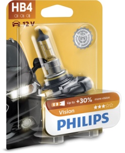 Fényszóró izzó HB4 12V P22D 51W (Blister) Vision Philips - Img 3