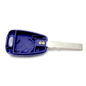 Fiat Carcasa cheie 1 buton, albastru, cu pregatire pt. chip TPX lung (fara logo) - Img 3
