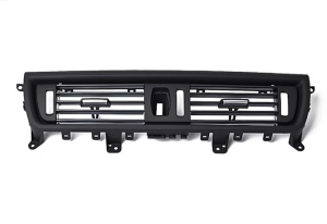 Grila centrala ventilatie compatibil BMW seria 5 F10 F11 2010-2017, negru mat - Img 1