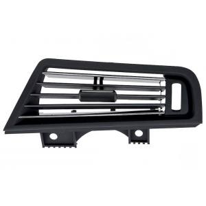 Grila Ventilatie Bord partea Dreapta compatibila BMW Seria 5 F10 F11 2010-2017 negru cu crom
