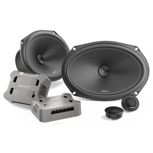 Hertz Cento Pro CPK 690 autós hangszórók, 2-utas rendszer szett, 6x9 hüvelyk, 120W RMS, 4Ω, 4 hangszóró + tartozékok - Img 2