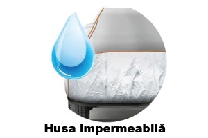 Husa Exterior Prelata auto Anti-Grindina 530X195X155 Cm Mega Drive - Img 12