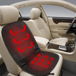 Husa scaun auto cu Incalzire Electrica, 12V Negru - Img 3