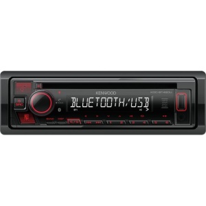 KDC-BT460U RADIO CD/USB/BLUETOOTH KENWOOD, ROSU