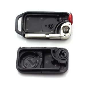 Mercedes Benz - Carcasa tip cheie briceag cu 1 buton, lama 2 "piste" - Img 2