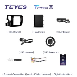 Navigatie Auto Teyes Tip Tesla TPRO 2 Mitsubishi Outlander 3 2013-2018 3+32GB 9.7" QLED Octa-core 1.8Ghz, Android 4G Bluetooth 5.1 DSP - Img 6