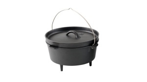 Oala olandeza Carson 4.3L solida pentru gatit la jar si flacari deschise