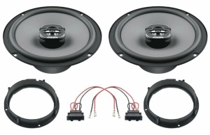Pachet difuzoare Hertz Uno dedicate usi spate Volkswagen Passat CC (2009 - 2017)