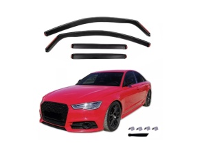 Paravanturi auto compatibile cu Audi A6 C7 Sedan, 2011-2018, fata-spate - Img 3