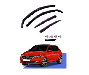 Paravanturi auto compatibile cu Skoda Fabia III 2014-2021, fata-spate - Img 3