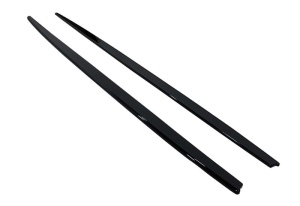 Prelungire praguri laterale compatibile cu BMW seria 3 F30 2012-2018, negru lucios - Img 7