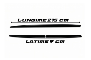 Prelungire praguri laterale compatibile cu BMW seria 5 F10 2010-2017, negru lucios - Img 6