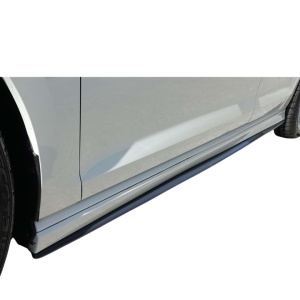 Prelungire praguri laterale compatibile cu VW Golf 7, 2012-2020, negru lucios - Img 3