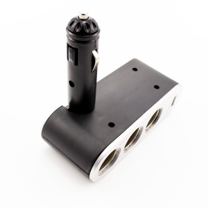 Priză triplă pentru brichetă auto + USB 1A - Img 4