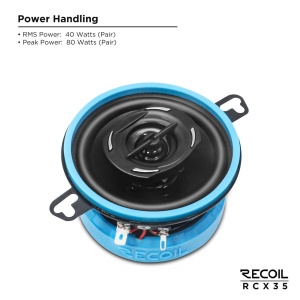 RCX35 DIFUZOARE COAXIALE RECOIL DE 8.8CM, 20W RMS - Img 2