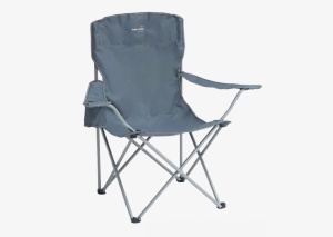 Scaun pliabil pentru camping, plaja, pescuit sau gradina, Easy Camp Spruce Chair Fjord Blue, culoare albastru, 110 kg