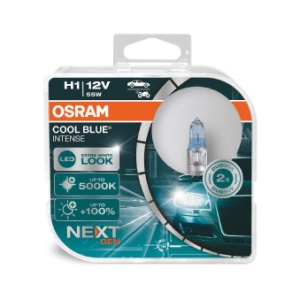 SET 2 BECURI 12V H1 55 W COOL BLUE INTENSE NextGen OSRAM - Img 2