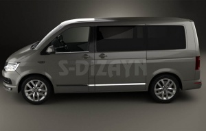 Set 2 ornamente inox chedere geam VW T6 2015-2021 - Img 2
