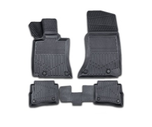 Set covorase auto cauciuc Mercedes clasa E W214 2020-> forma tavita 3D