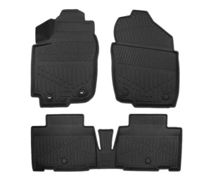 Set covorase auto cauciuc Toyota RAV4 2013-2018, forma tavita 3D