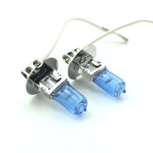 Set de 2 becuri Halogen H3 +100% Intensitate - LONG LIFE - Img 2