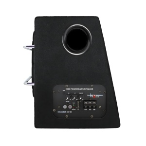 Subwoofer Auto Amplificat Excalibur, Putere 135W RMS, 1100W maxim Difuzor de 200 mm, Design modern, Culoare Negru - Img 4