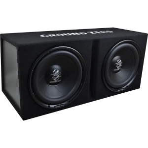 Subwoofer auto dublu Ground Zero GZIB 2.30BR – 2x300mm, 1000W max - Img 2