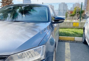 VW Jetta 2010-2017 fényes fekete, Batman stílusú tükörborítások - Img 4