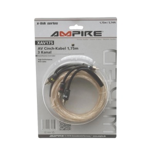 XAV175 Cablu RCA A/V Ampire pe 3 canale, 175cm - Img 2