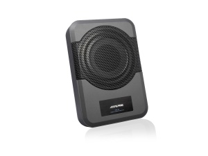 Alpine PWE-S8 lapos autós mélynyomó, 20 cm, 240W, aktív